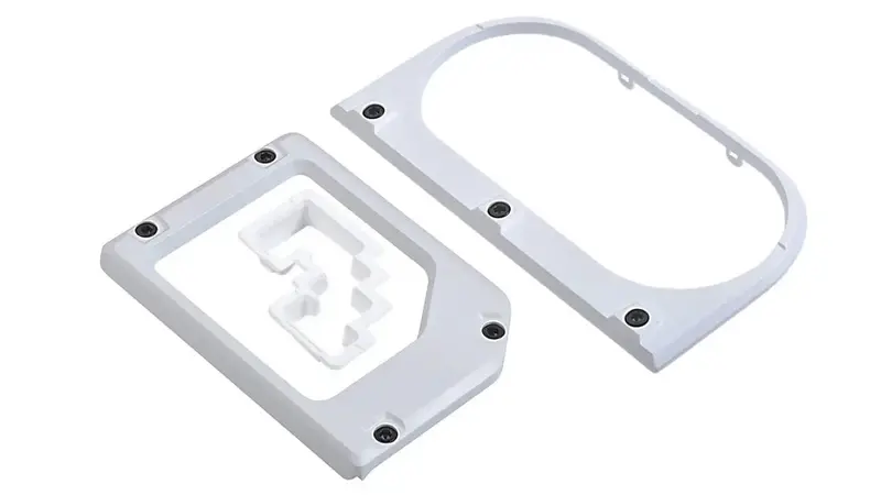 Cup Holder/Shifter/Shift Gate Trim Rings (For 2014-2021 Tundra) - White 1