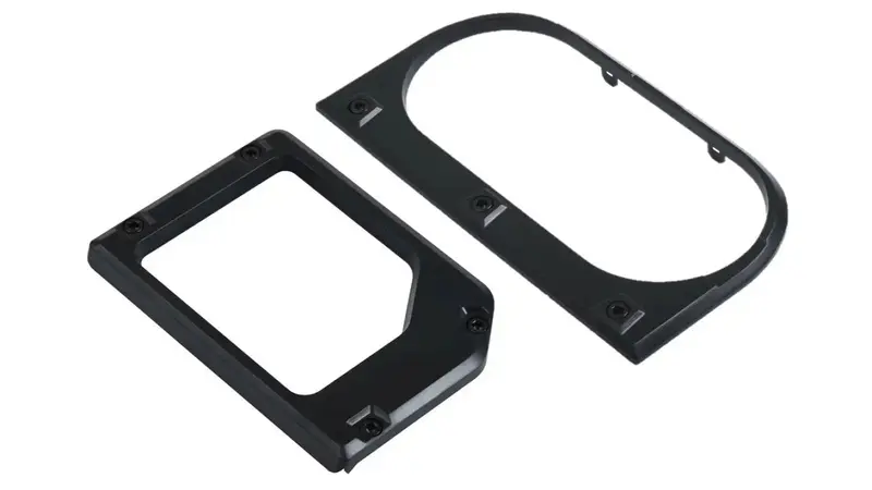 Cup Holder/Shifter Trim Rings (For 2014-2021 Tundra) - Black 1