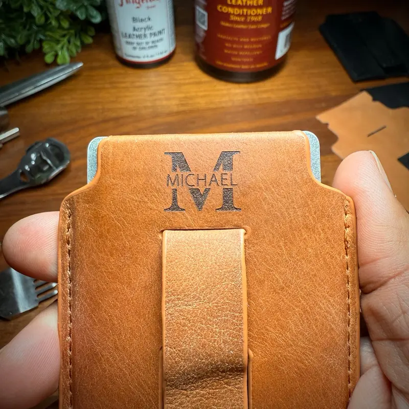 Custom Leather Engraving 1