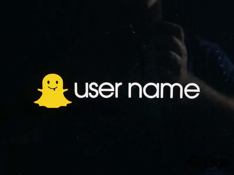 Custom Snapchat User Name Sticker (Two Pack) 1
