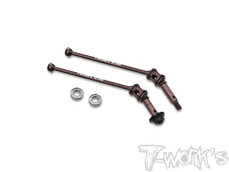 Cv-B74.2-La   Ecs Drive Shaft With Left Thread Axle( For Team Associated Rc10 B74.2/74.1) 1