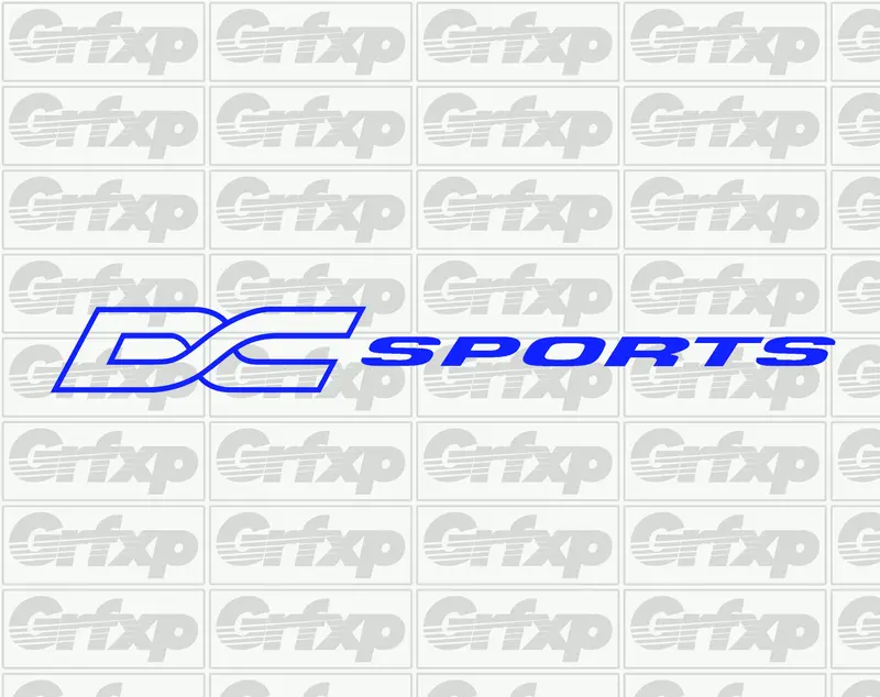 Dc Sports Logo Sticker 1