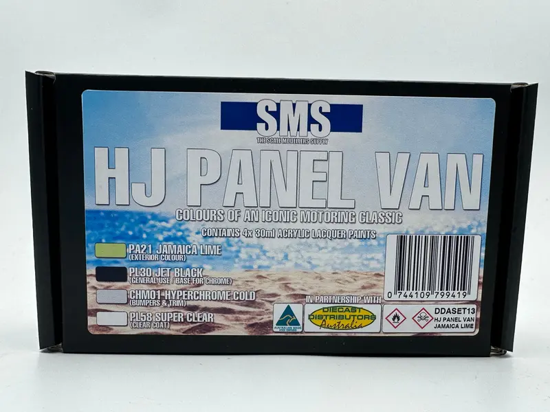 Dda Hj Sandman Plastic Kits -- Acrylic Lacquer Factory Set -- Sms Paints 1
