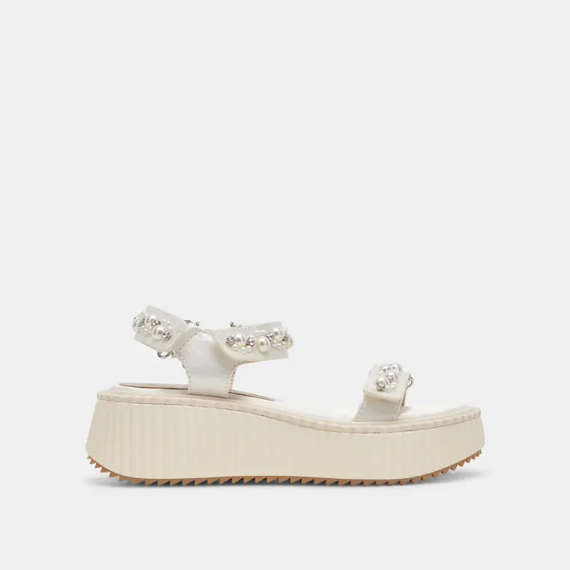 Debra Pearl Sandals Vanilla Pearls - Re:Vita 1