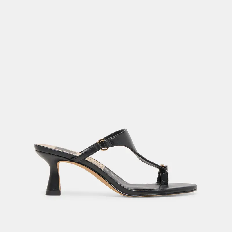 Derrel Heels Black Leather 1