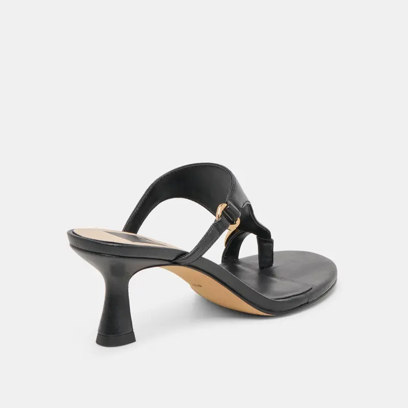 Derrel Heels Black Leather 5