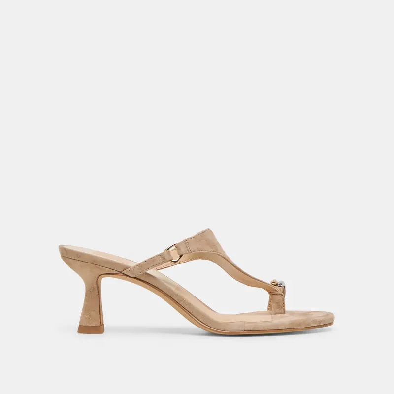 Derrel Heels Camel Suede 1