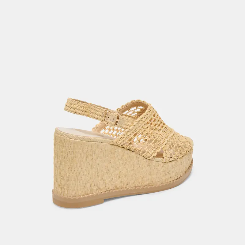 Dexler Wedges Lt Natural Woven Raffia 3