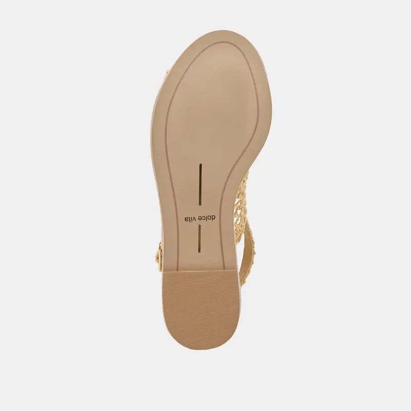 Dexler Wedges Lt Natural Woven Raffia 9