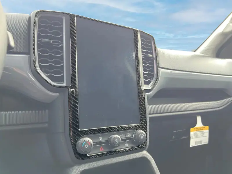 Display Screen/A.C. Vent Accent Trim Fits 2024-2026 Ford Ranger 1