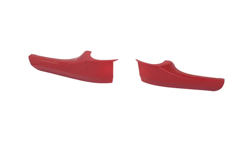 Door Handle Covers (For 2016-2023 Tacoma) 2Pk - Red 1