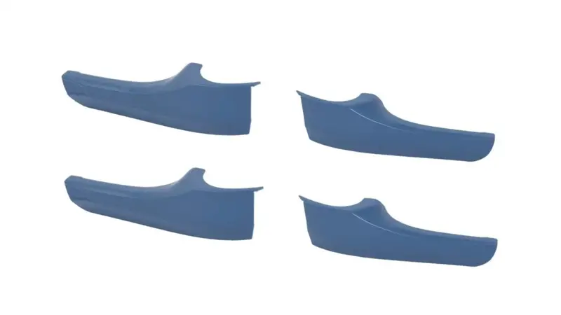 Door Handle Covers (For 2016-2023 Tacoma) - Cavalry Blue 1