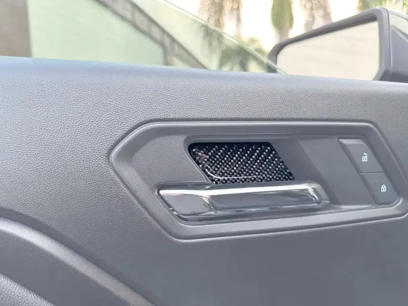 Door Handle Pocket Accent Trim Fits 2023-2026 Chevrolet Colorado/Silverado Refresh Interior 1