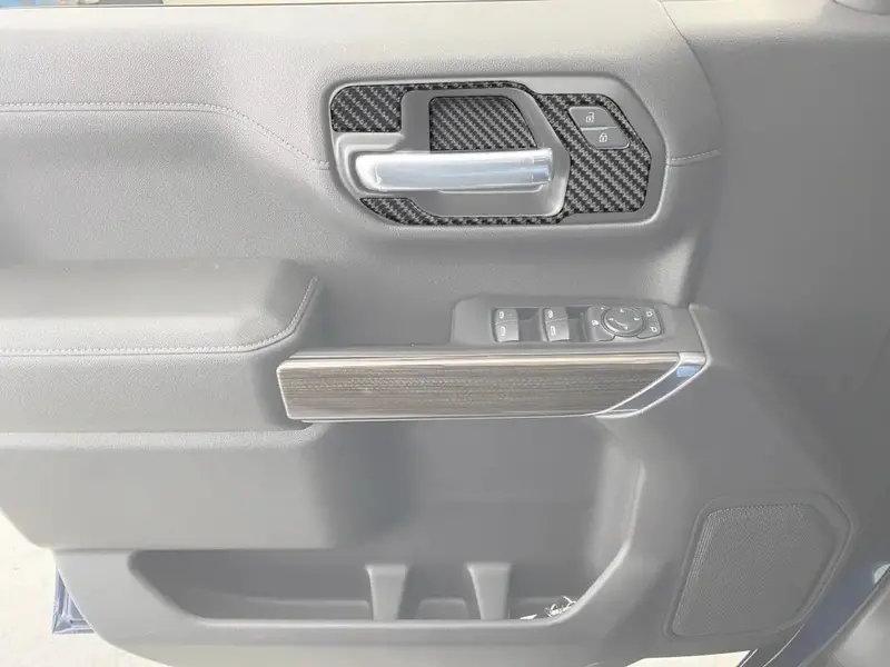 Door Handle Surround Accent Overlays Fits 2019-2021 Chevrolet Silverado 1