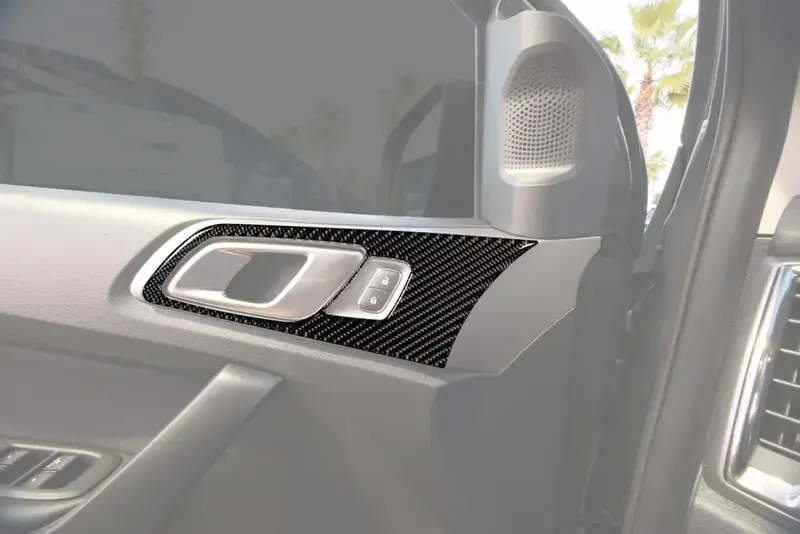 Door Handle Surround Accent Overlays Fits 2019-2023 Ford Ranger Supercrew 1