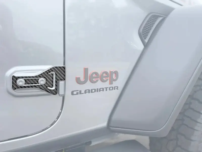 Door Hinge Overlays Fits 2019-2026 Jeep Gladiator 1