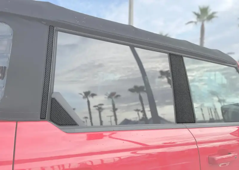 Door Pillar Accent Overlays Fits 2021-2026 Ford Bronco 1