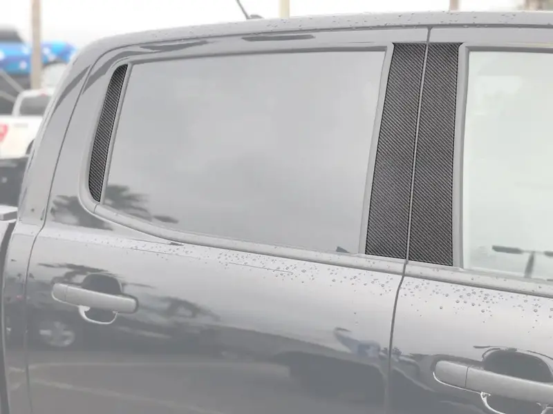 Door Pillar (B+C) Overlays Fits 2019-2023 Ford Ranger Supercrew 1