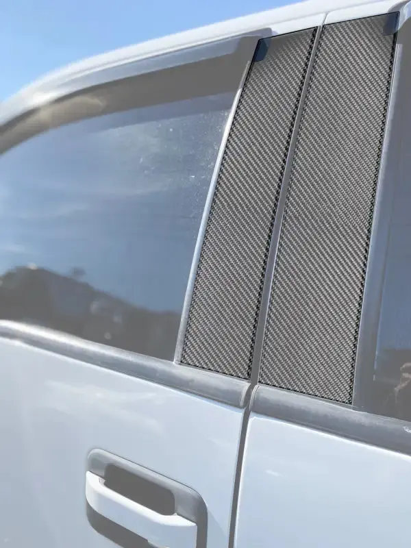 Door Pillars Accent Trim Fits 2009-2014 Ford F-150 (Super Crew/Super Cab) 1