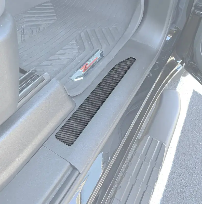 Door Sill Plate Overlays Fits 2019-2026 Chevrolet Silverado 1