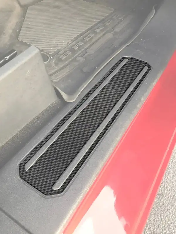 Door Sill Plate Overlays Fits 2021-2026 Ford Bronco 1
