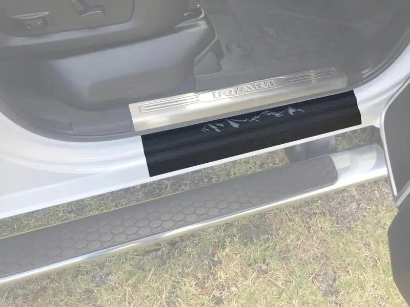 Door Sill Protection Overlays Fits 2019-2026 Ram 2500/3500 1