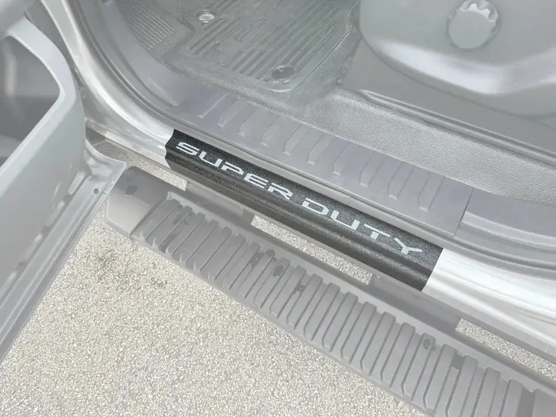 Door Sill Protection Overlays (Textured) Fits 2023-2026 Ford Super Duty 9