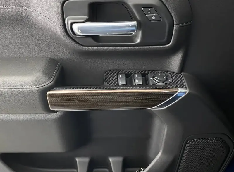 Door Switch Accent Overlays Fits 2019-2021 Chevrolet Silverado 2