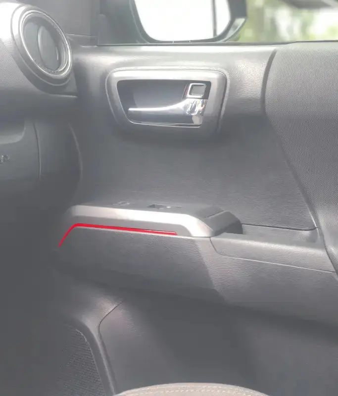 Door Switch Side Panel Line Inserts Fits 2016-2023 Toyota Tacoma 1
