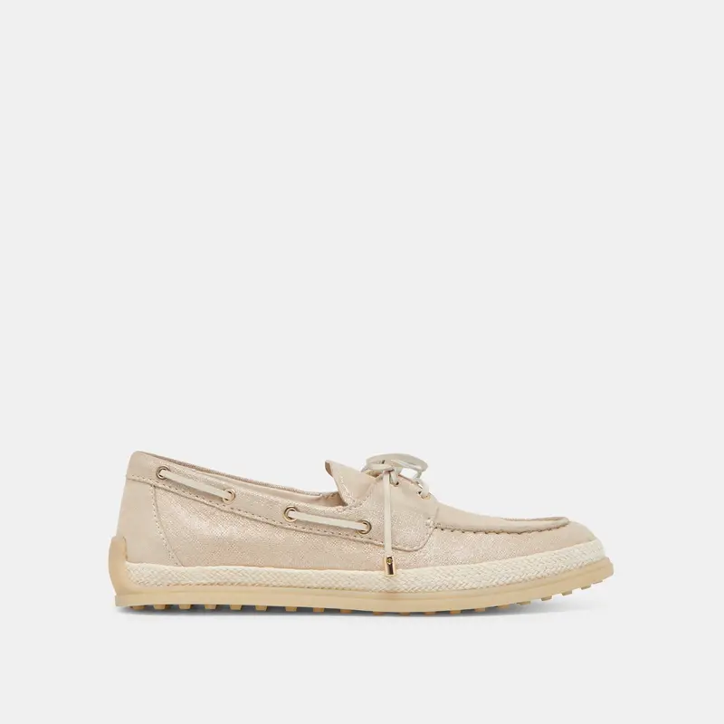 Doris Loafers Taupe Metallic Woven - Taupe Metallic Woven / 7.5 / V296 - Re:Vita 1