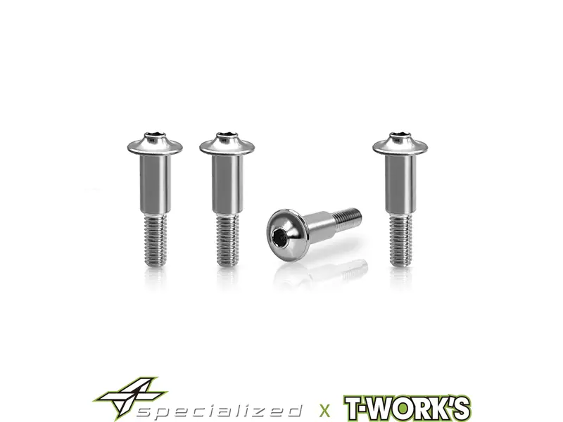Dr-Tp-Mx8-A     Dr 64 Titanium Brake Screw 4Pcs.( For Mayako Mx8 ) 1