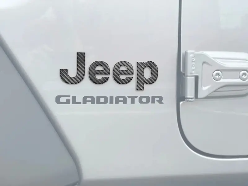 Driver & Passenger Side Emblem Overlays Fits 2019-2026 Jeep Gladiator 1