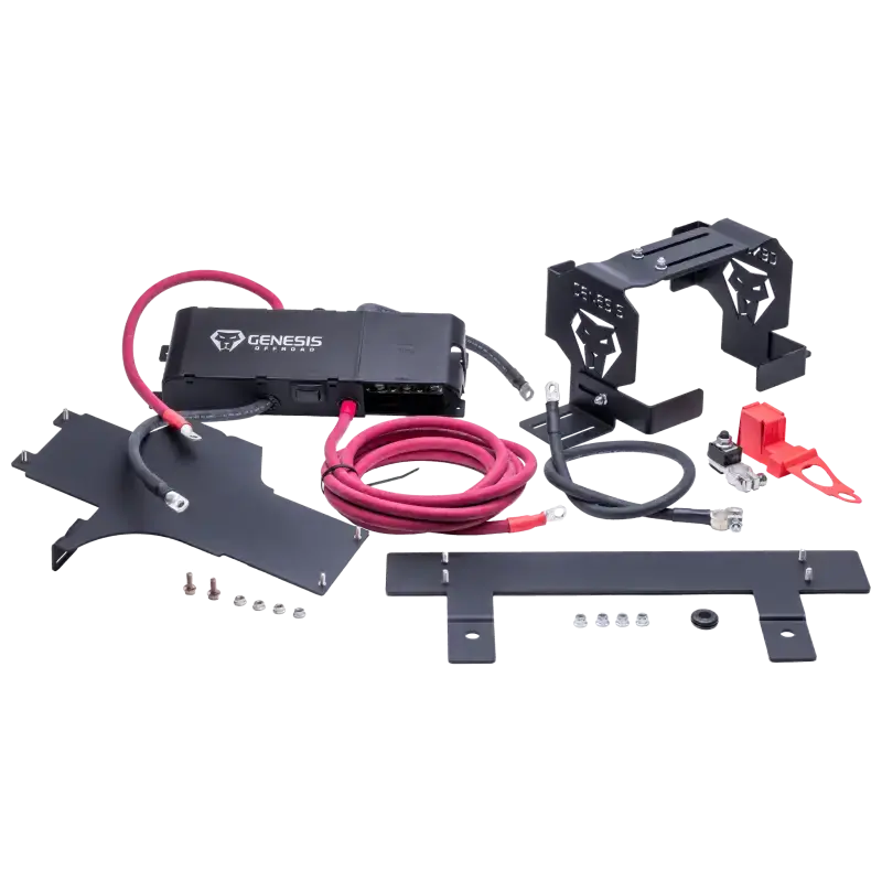 Dual Battery Kit - Under Hood For 2020-2023 Diesel Wrangler 1