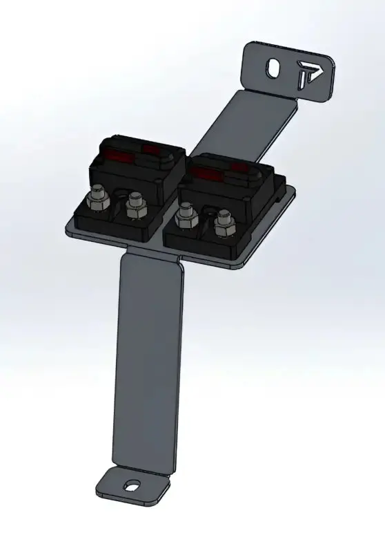 Dual Circuit Breaker Powertray For Tundra Battery Mount 2