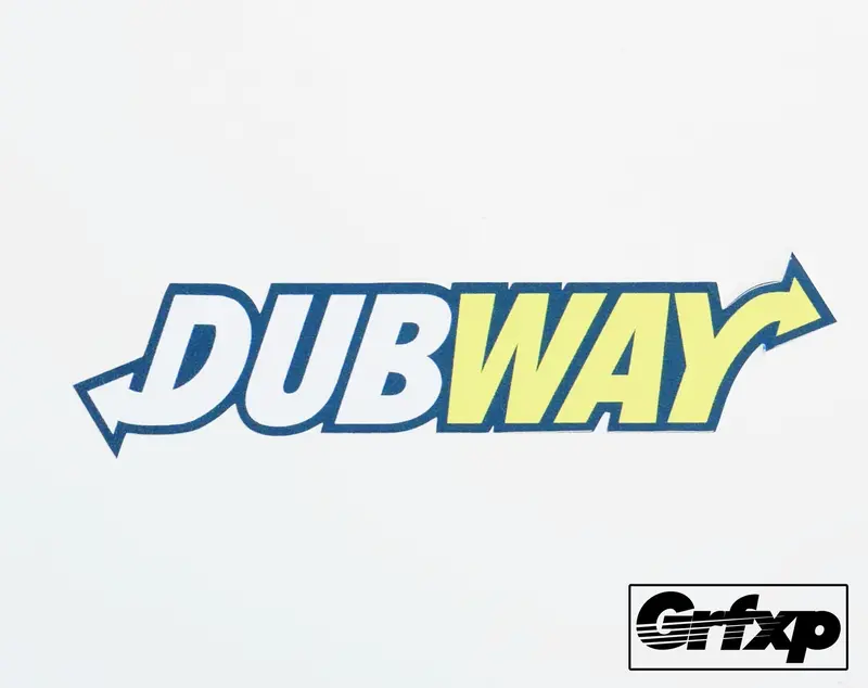 Dubway Printed Sticker 1