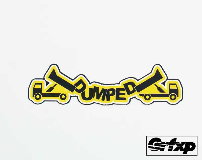 Dumped (Dump Trucks) Printed Sticker 1