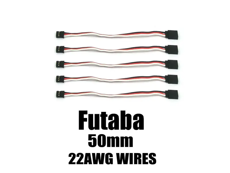 Ea-002-5  Futaba Extension With 22 Awg Heavy Wires 50Mm 5Pcs. 1