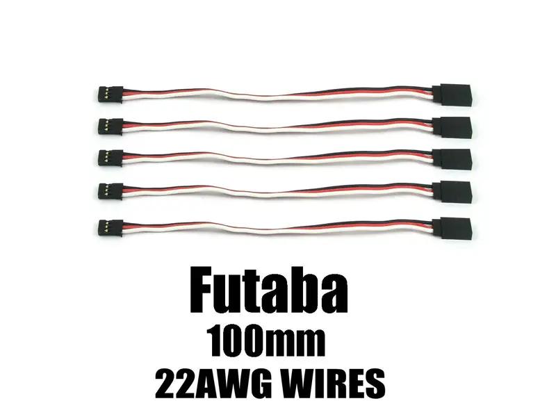 Ea-003-5 Futaba Extension With 22 Awg Heavy Wires 100Mm 5Pcs. 1