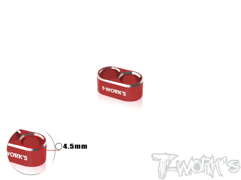 Ea-046-A4.5 Alum. Wire Guide 2 Hole 4.5Mm (4 Colors) 3