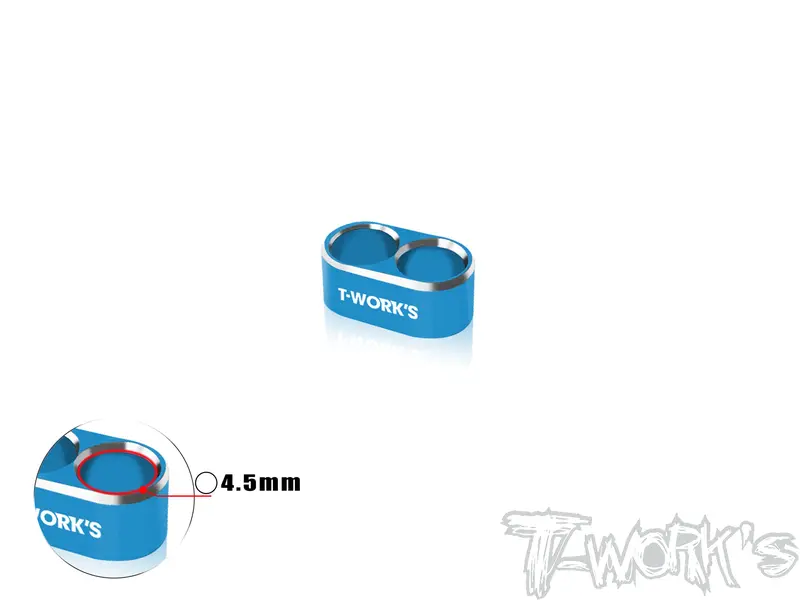 Ea-046-A4.5 Alum. Wire Guide 2 Hole 4.5Mm (4 Colors) 4