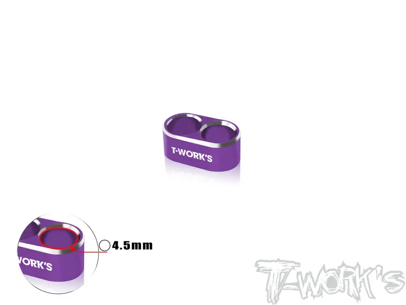 Ea-046-A4.5 Alum. Wire Guide 2 Hole 4.5Mm (4 Colors) 4