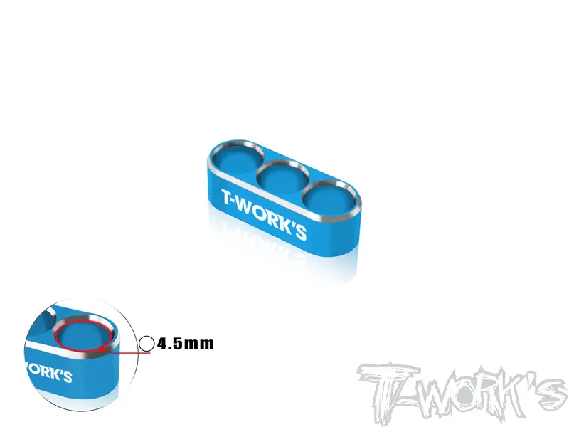 Ea-046-B4.5 Alum. Wire Guide 3 Hole 4.5Mm (4 Colors) 4