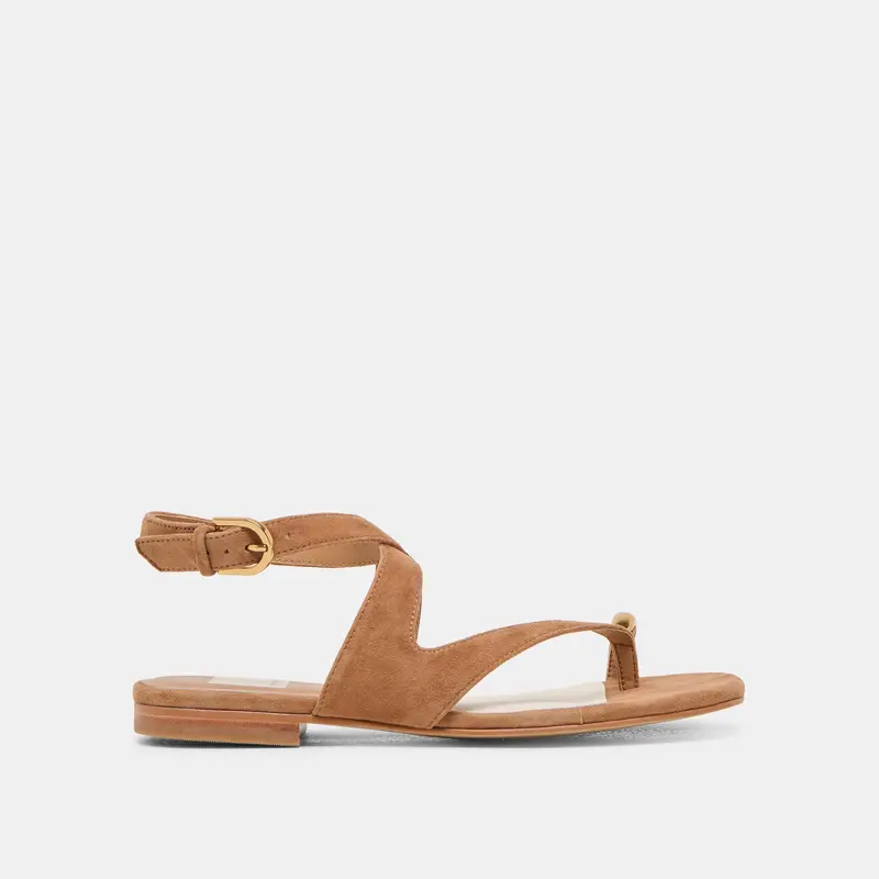 Earla Sandals Brown Suede 1