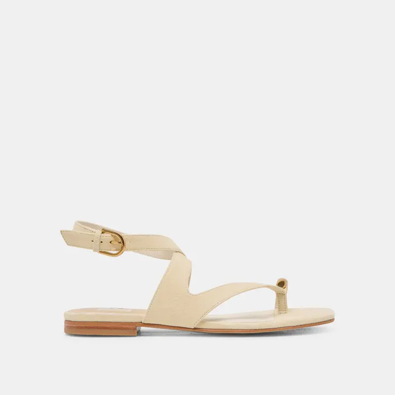Earla Sandals Natural Suede 1