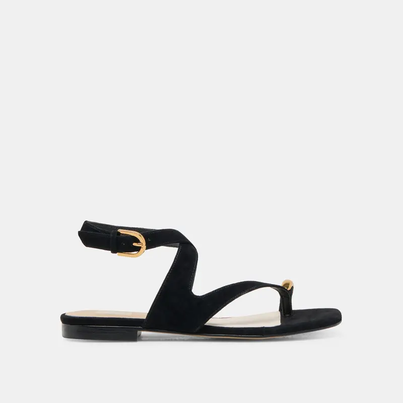 Earla Sandals Onyx Suede 1