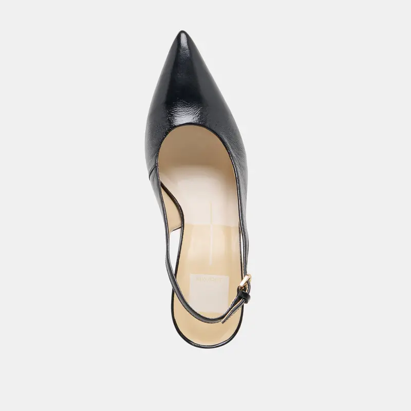 Elasi Heels Black Leather 10
