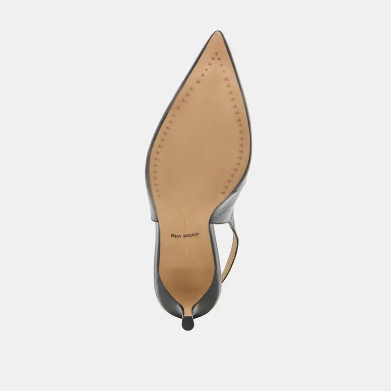 Elasi Heels Black Leather 11