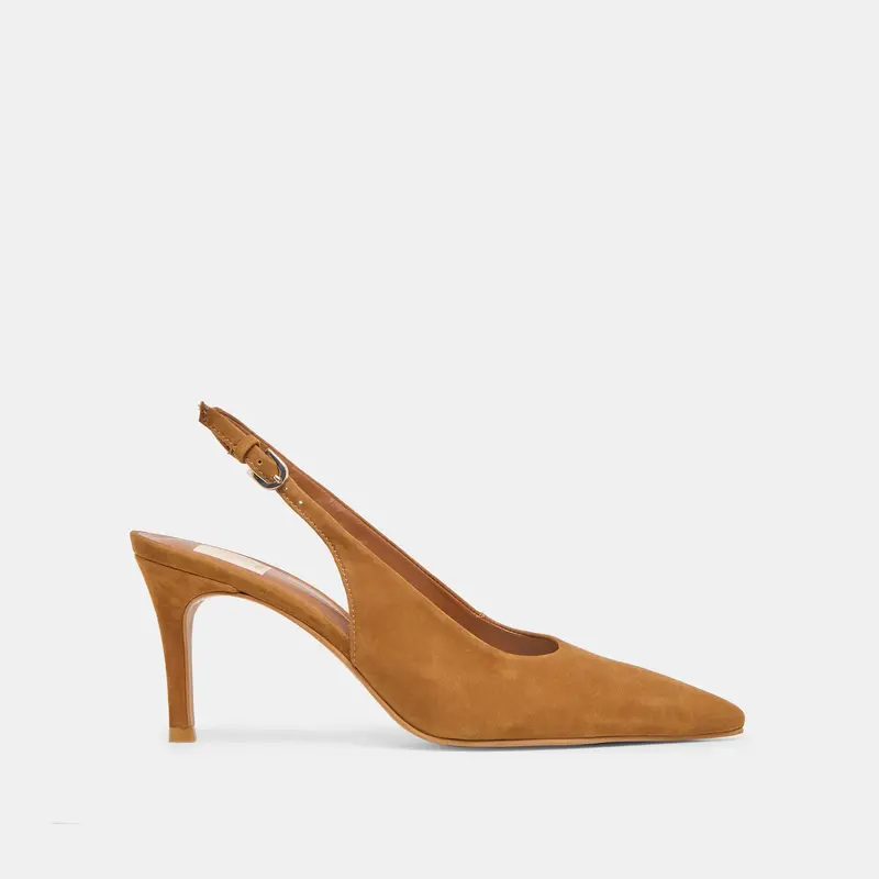 Elasi Heels Brown Nubuck 1