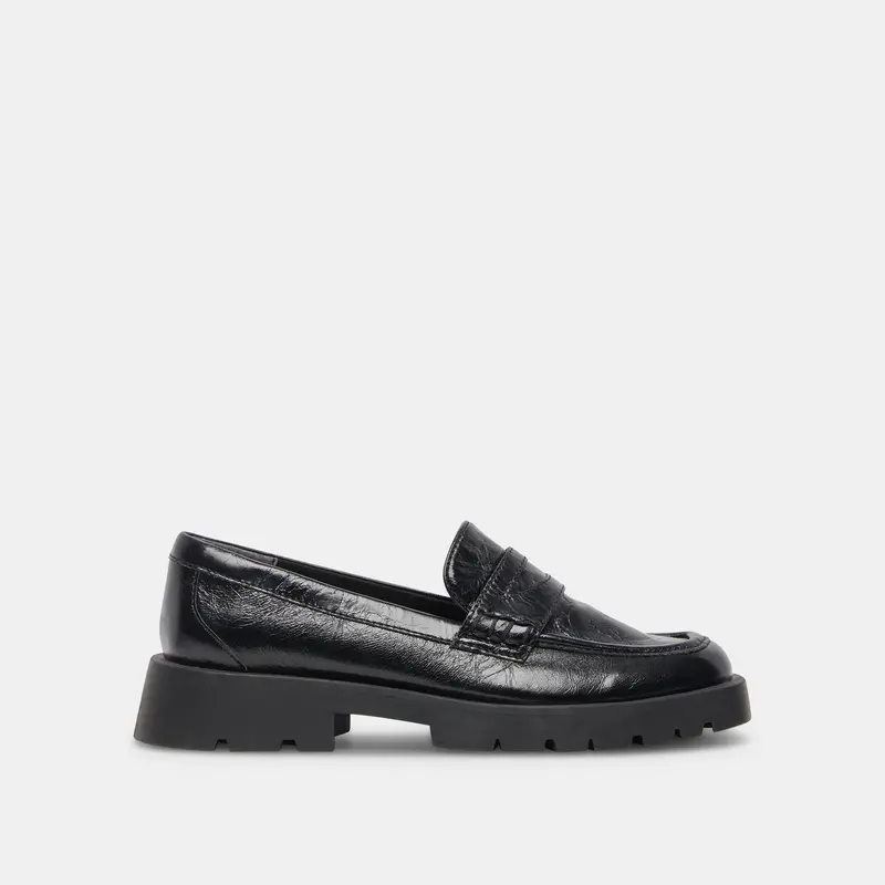 Elias Flats Onyx Crinkle Patent - Re:Vita 1
