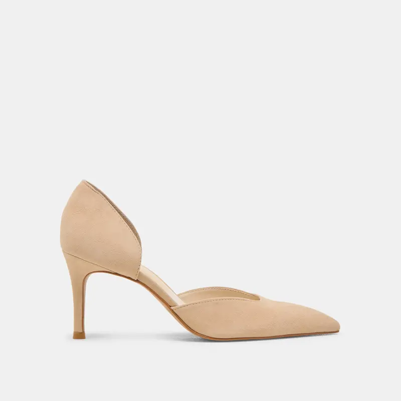 Eloy Heels Tan Suede 1